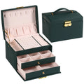 1PC, lock arch three-layer jewelry box, suitable for all kinds of jewelry storage