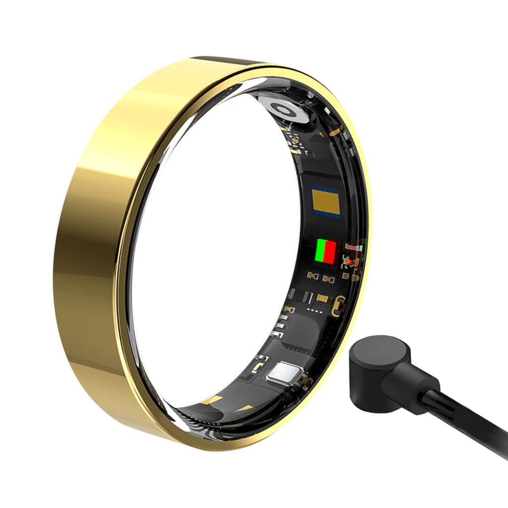 Smart Ring Bluetooth Call Heart Rate Blood Pressure Monitor 5ATM Waterproof Health Ring Men Women For Xiaomi Gift