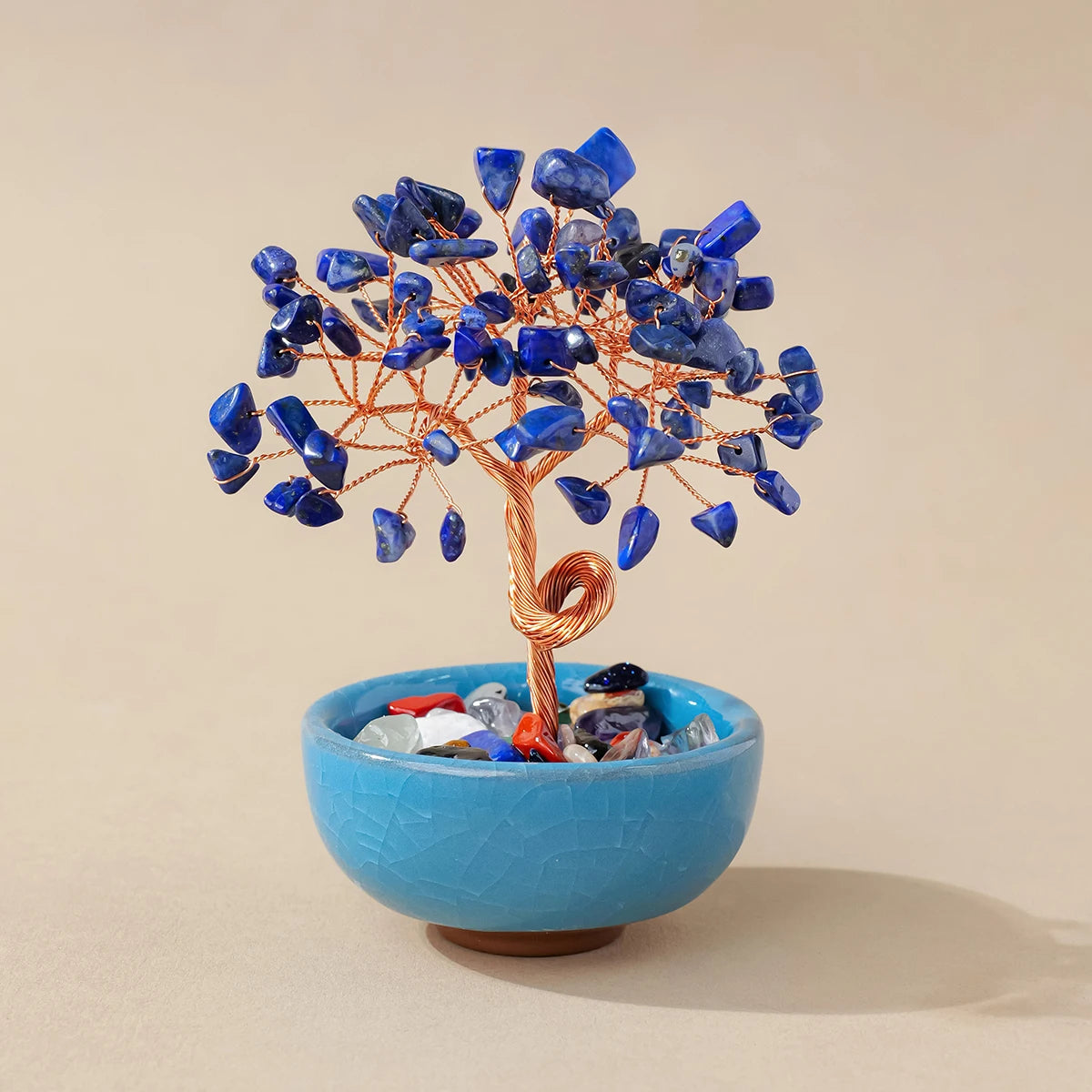 Natural Crystal Tree Energy Stone Money Home Decor