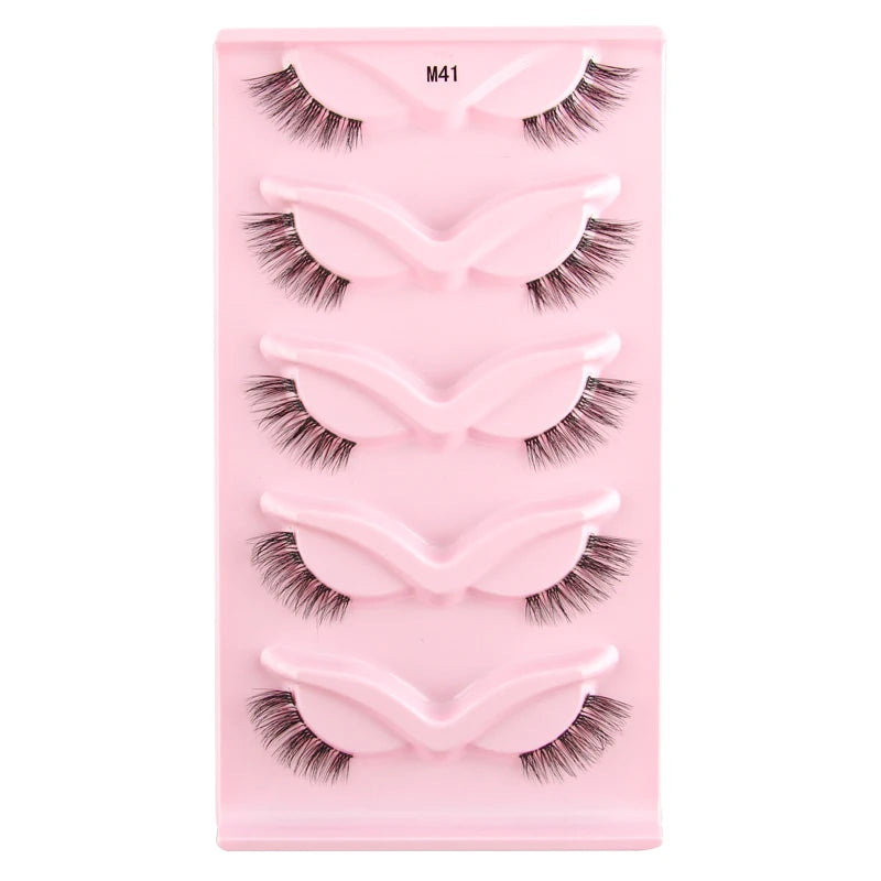 3/5 Pairs  Lashes Natural Short Fluffy Eyelashes