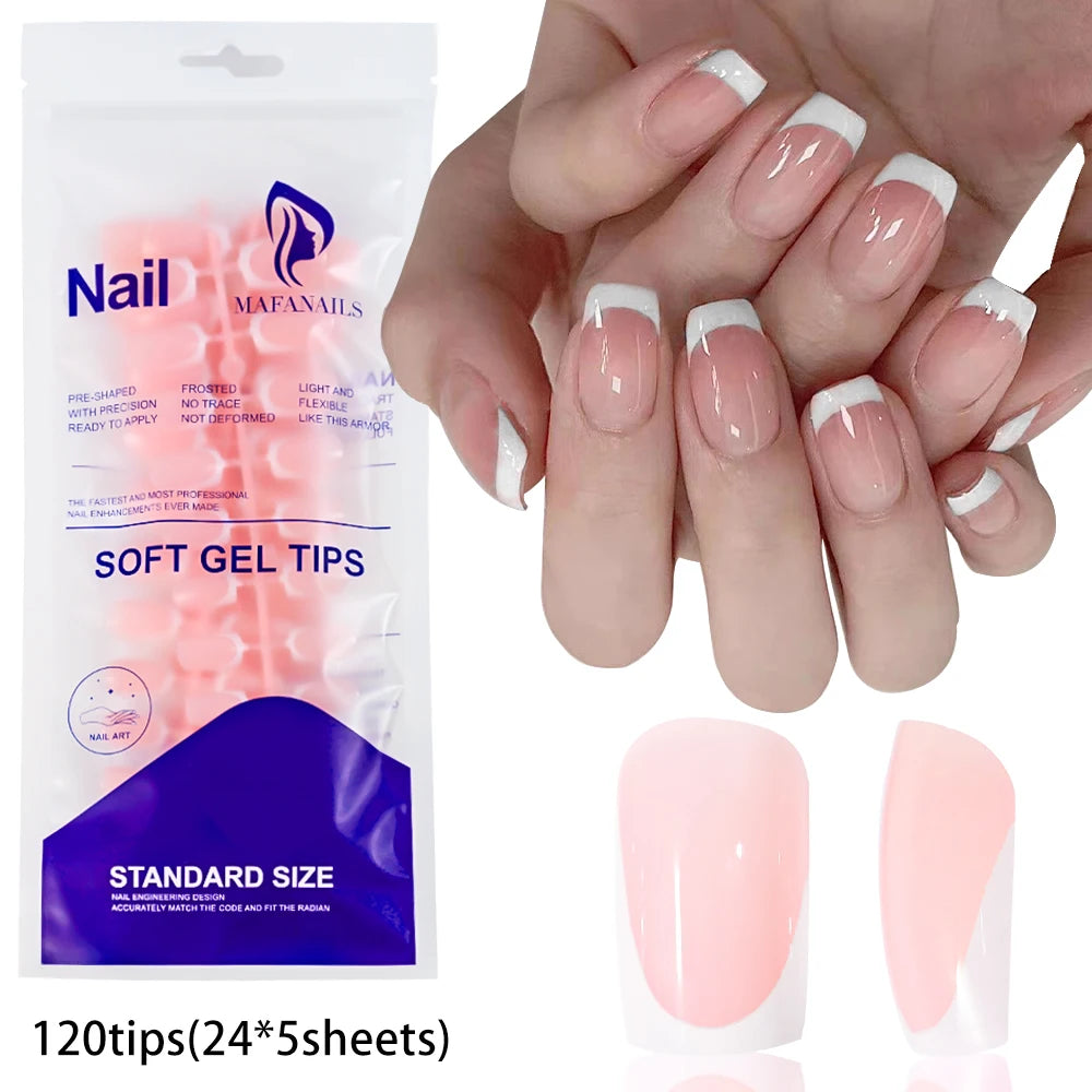 576pcs/Box Colorful Fake Nails  Cover Nail Tips