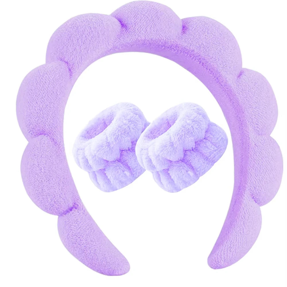 Makeup Headband Set Face Washing Skin Care Hair Bands Tool Accessories
