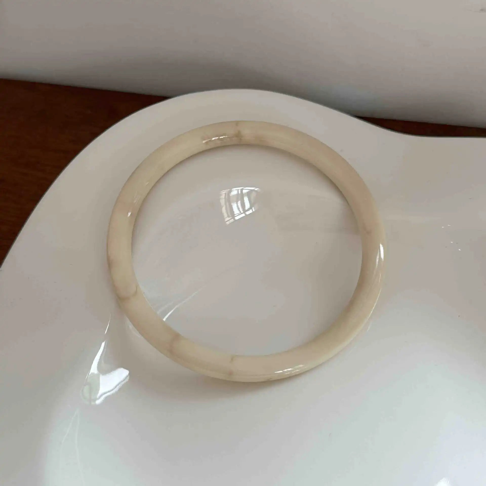 Retro Brown Resin Bangles Acrylic Marble Bracelet For Women Fashion Party Jewelry Gifts
