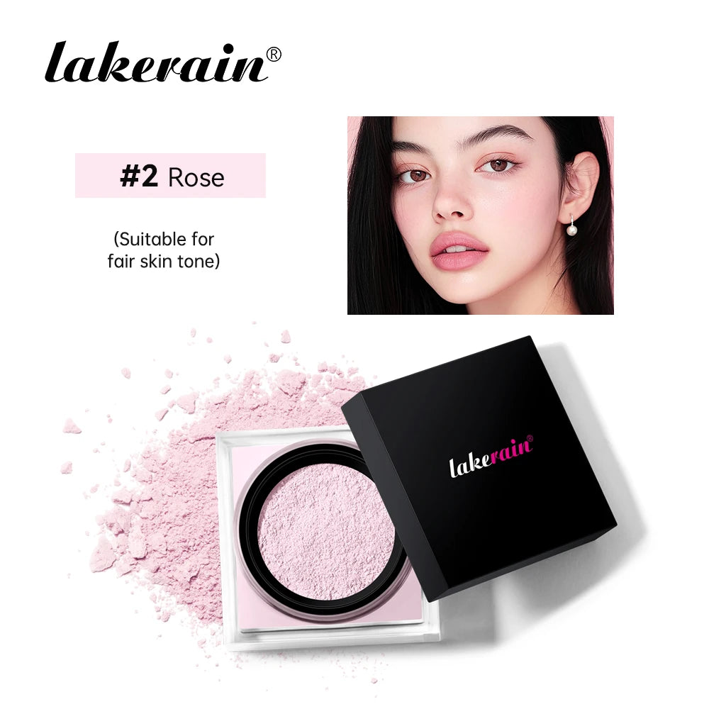 Loose Baking Setting Powder Long Lasting Oil Control Natural Face Matte Waterproof Brightening Loose Powder Makeup Cosmetics