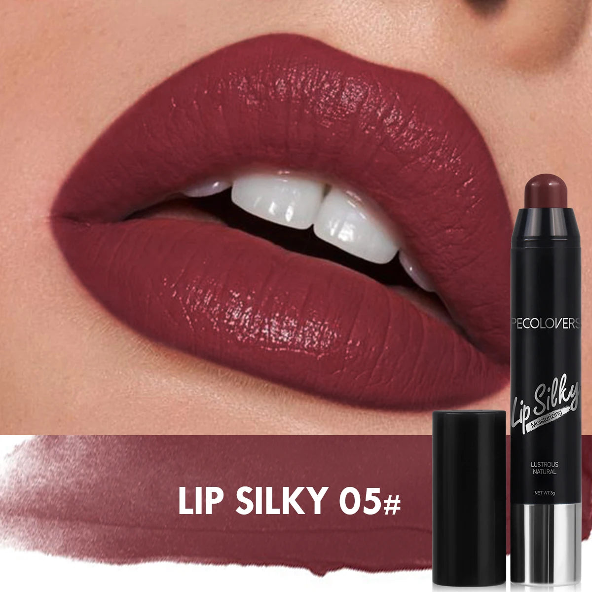 Matte Lipstick Pencil Waterproof Long Lasting Cosmetic Makeup