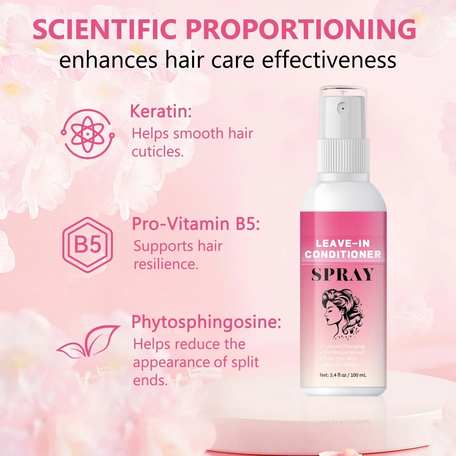 Sun Protection Hair Care Serum Repair Damage Deep Moisture UV Rays Shield Hair Defense Formula Sun Protection Hair Care Serum