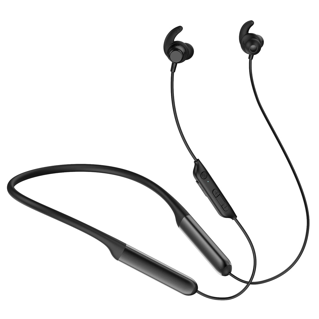 Nurati N1 5.2 Sport BT 100 Hours, Bluetooth Wireless Headset with Noise-Cancelling