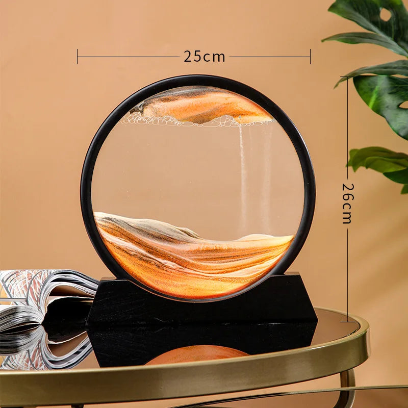 Hourglass Quicksand Craft Flowing Sand Painting Home Decor