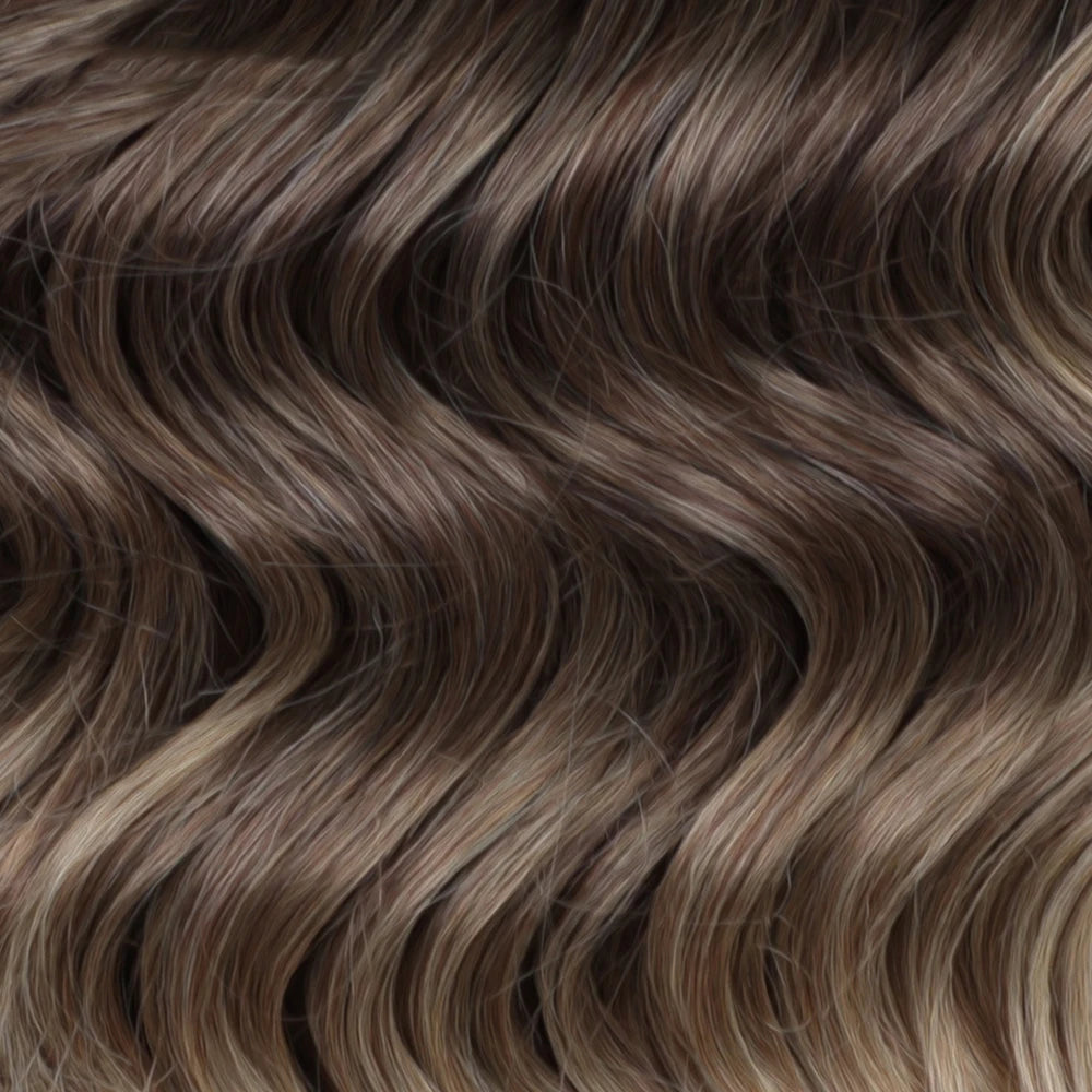 16 Inch Ombre Blonde Brown White Synthetic Crochet Twist Curly Hair Deep Wave Braid Hair Water Wave Braiding Hair Extensions