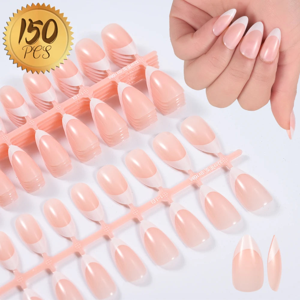 576pcs/Box Colorful Fake Nails  Cover Nail Tips