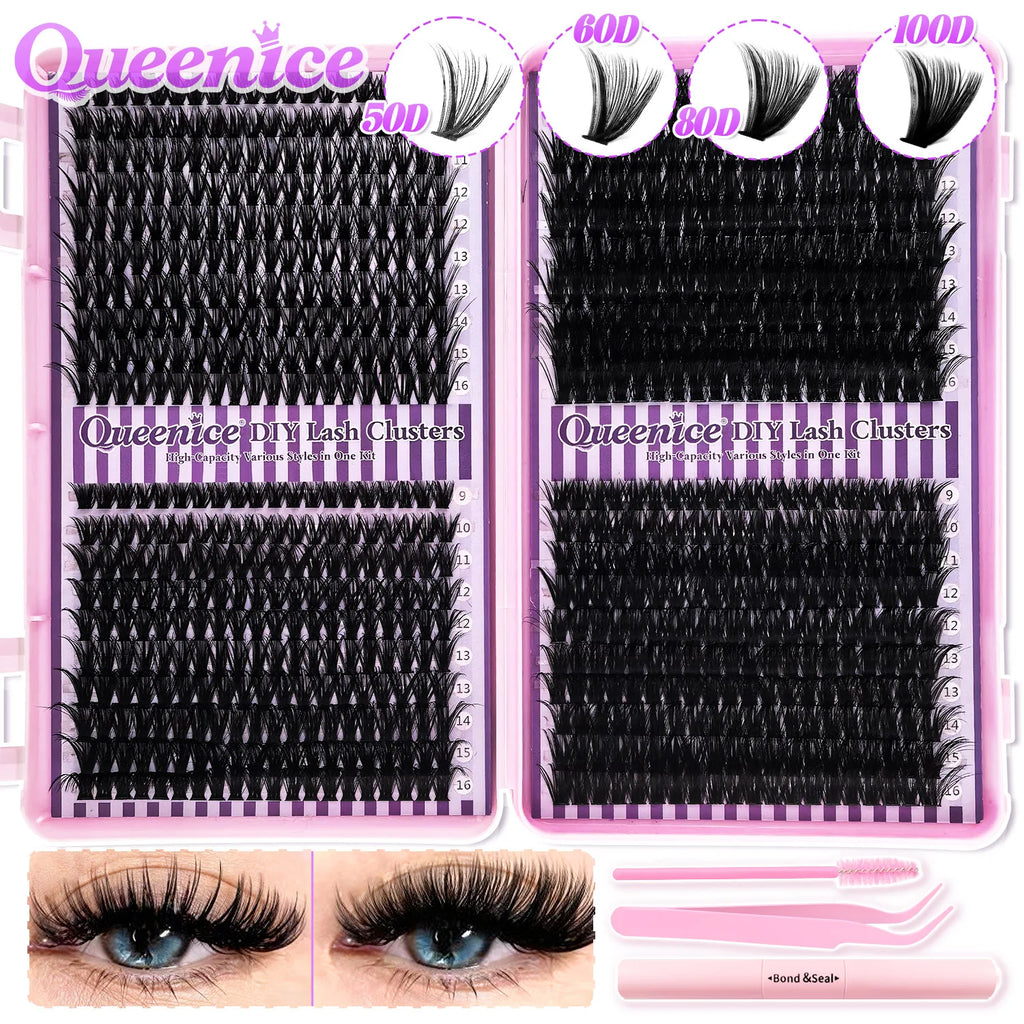 DIY Lash Extension Kit Clusters Individual Eyelashes