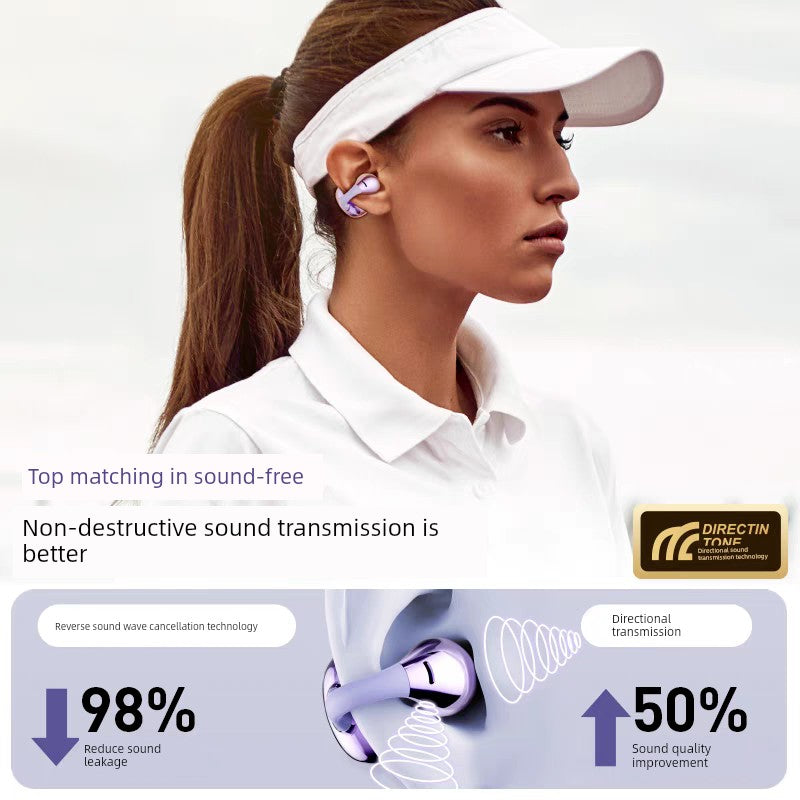 The Original One Does Not Hurt to Wear Real Wireless Bluetooth Headset for a Long Time