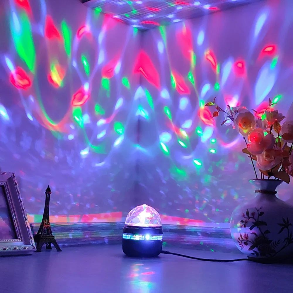 Aurora Borealis Starry Sky Projector LED Galaxy lamp Christmas Night Light with Remote 7 modes Camping Wedding Party Decorations
