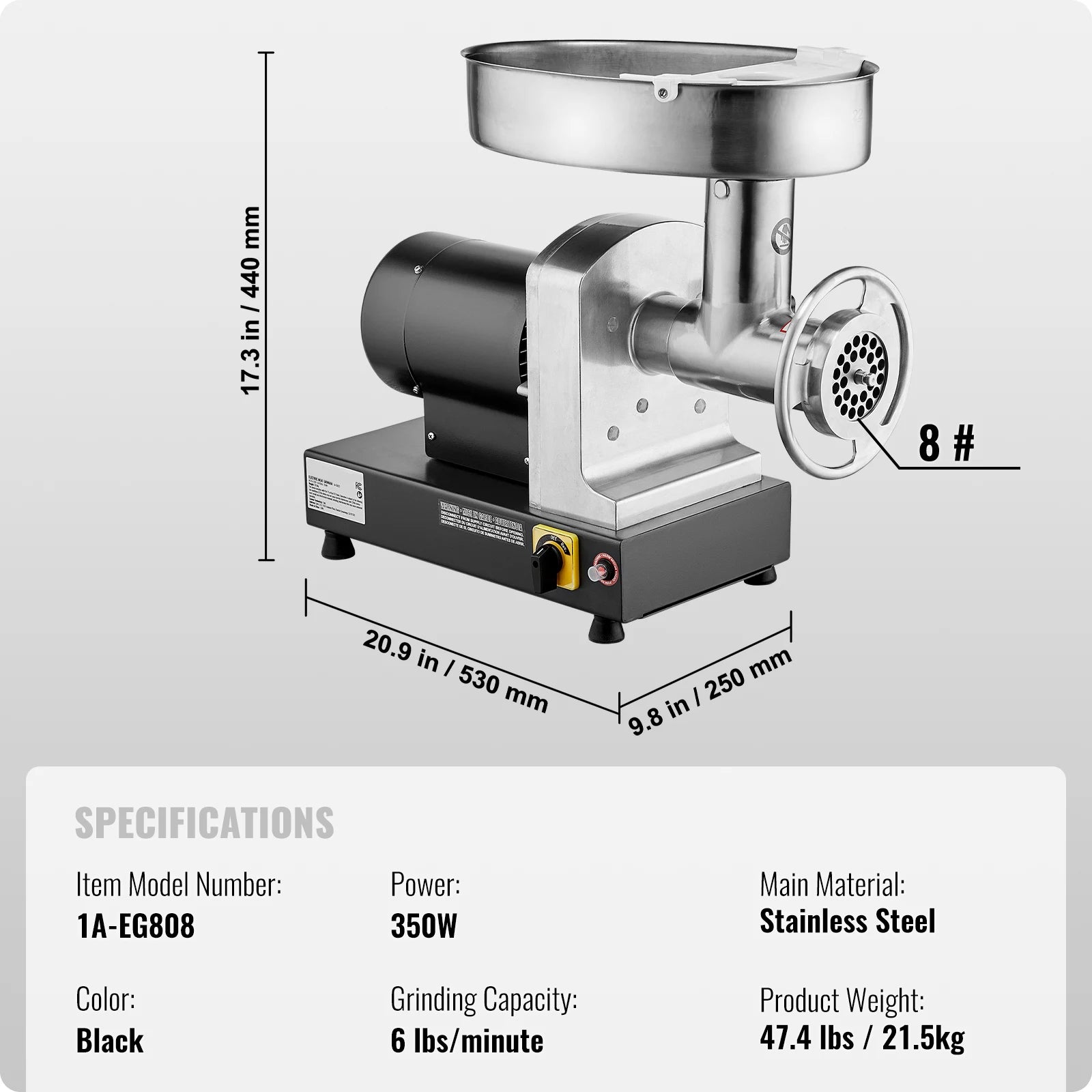 Succebuy Meat Grinder Grinding Plate Stainless