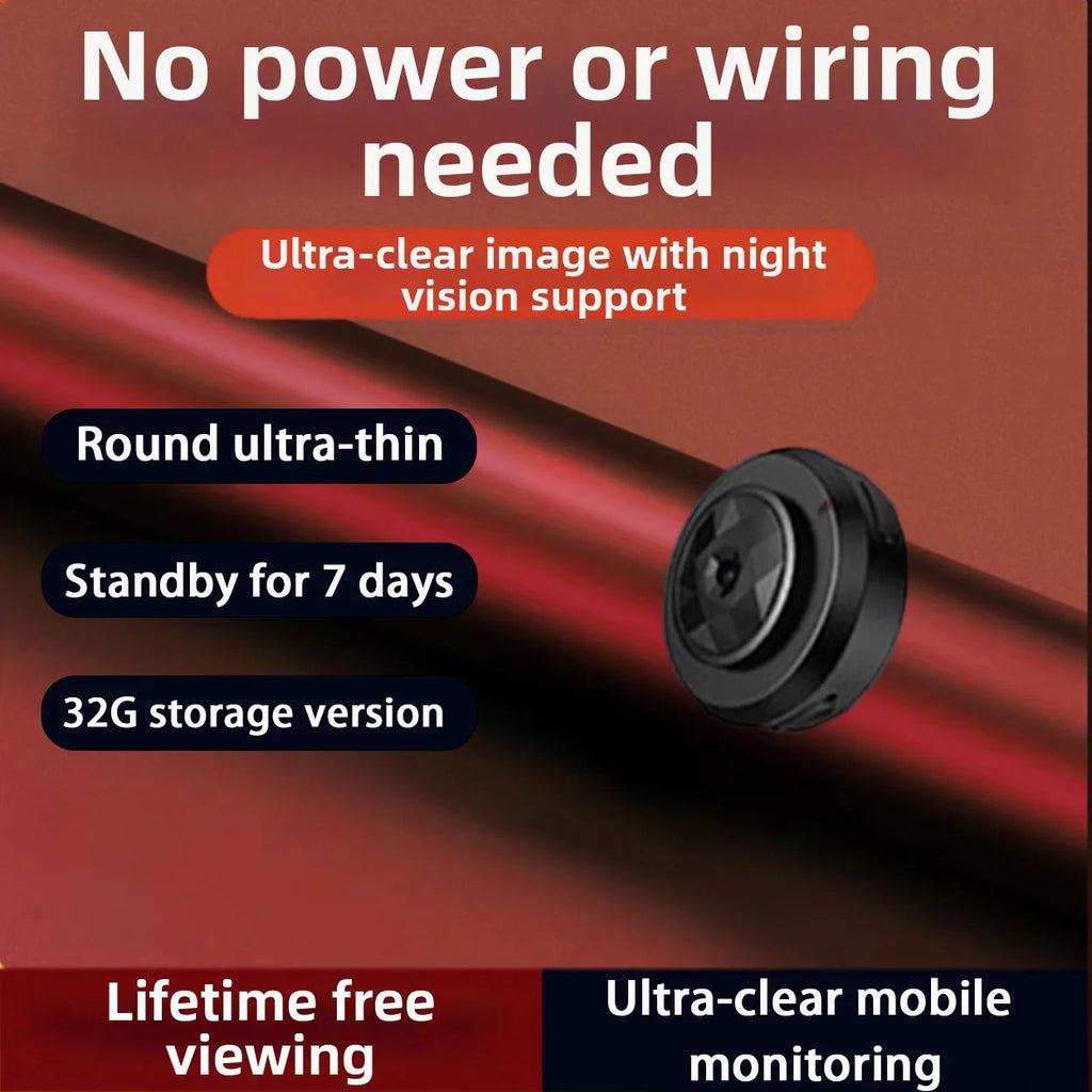 Mini Video Recording Portable Camera, Built-In Battery