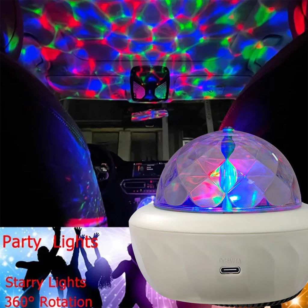 Starry Sky Projector Night Lights USB 5V Galaxy Projector Auto Rotating for Game Room Decoration Christmas Gift Halloween Lights