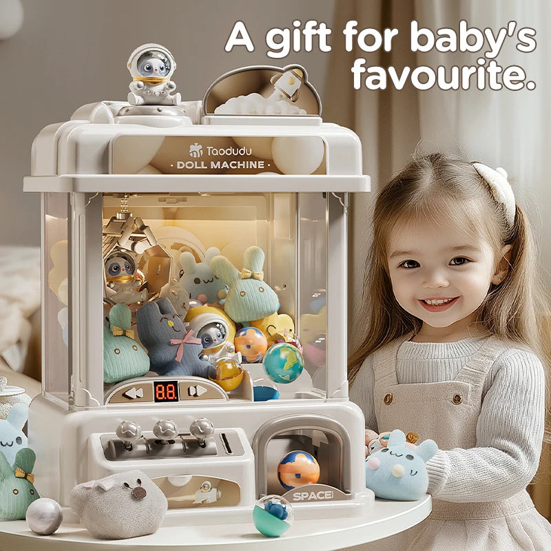 Children's toy claw machine clip doll game machine puppet doll