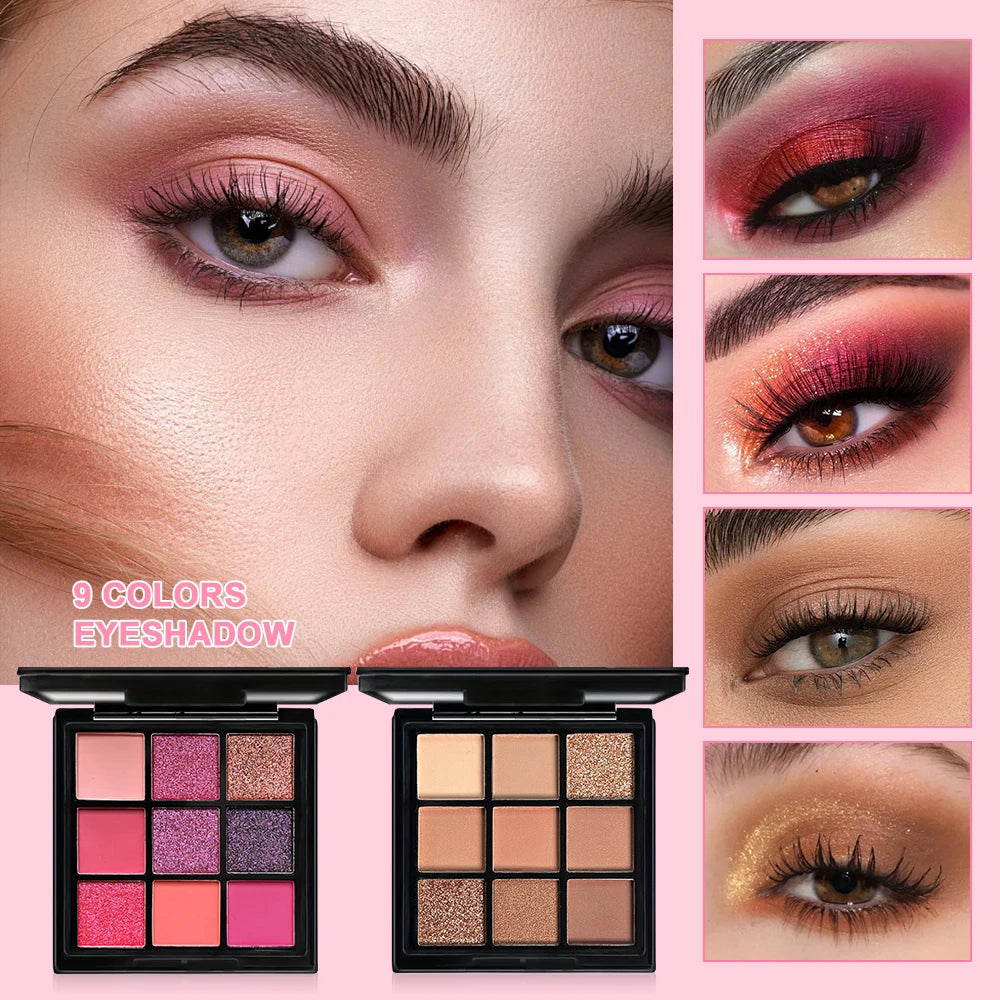 VERONNI All In One Women Makeup Set Include Eyebrow Eyeliner Eyeshadow Makeup Kit Gift Box Valentine's Day gift for your wife