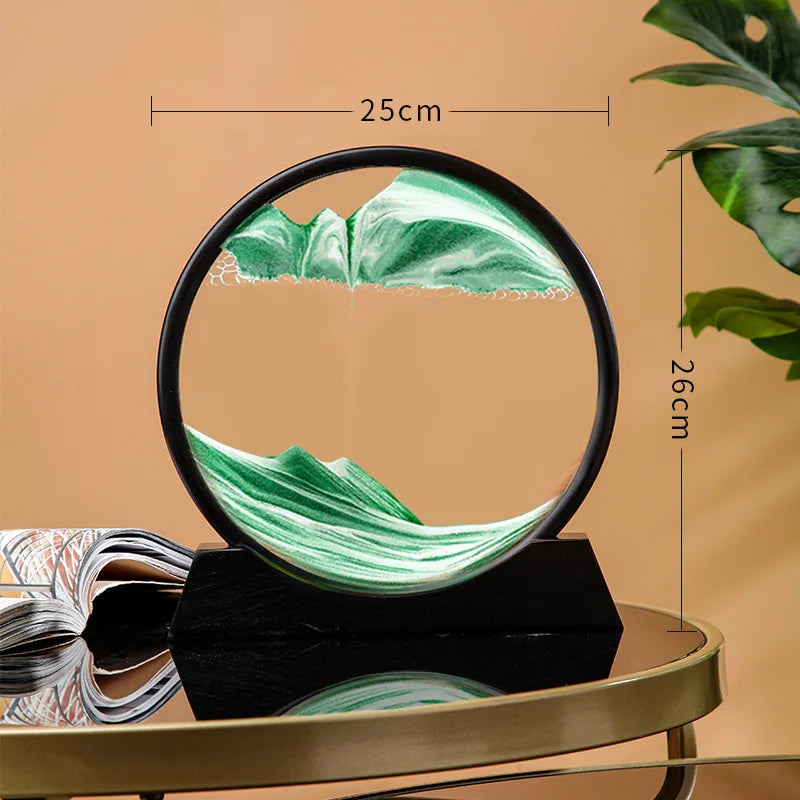 Hourglass Quicksand Craft Flowing Sand Painting Home Decor