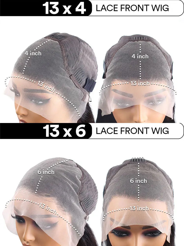 250 Density 13x6 Bone Straight Hd Lace Front Wig 40 Inch 13x4 HD Lace Frontal Human Hair Wigs For Women Brazilian Hair Wigs