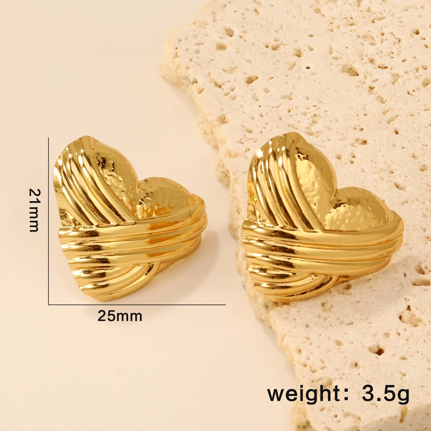 LUXUSTEEL Shell Water Drop Golden Imitaiton Pearl Women Stud Earrings Stainless Steel Heart Female Earring Elegant Jewelry Gifts