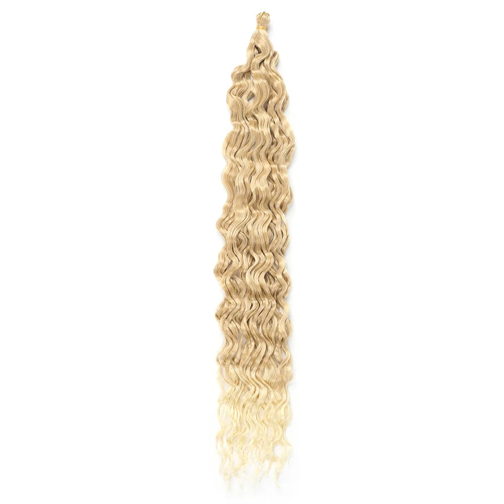 Water Wave Crochet Hair Extensions 30Inch Synthetic Twist Curly Crochet Braids Soft Bohemian Water Wave Braid Hair