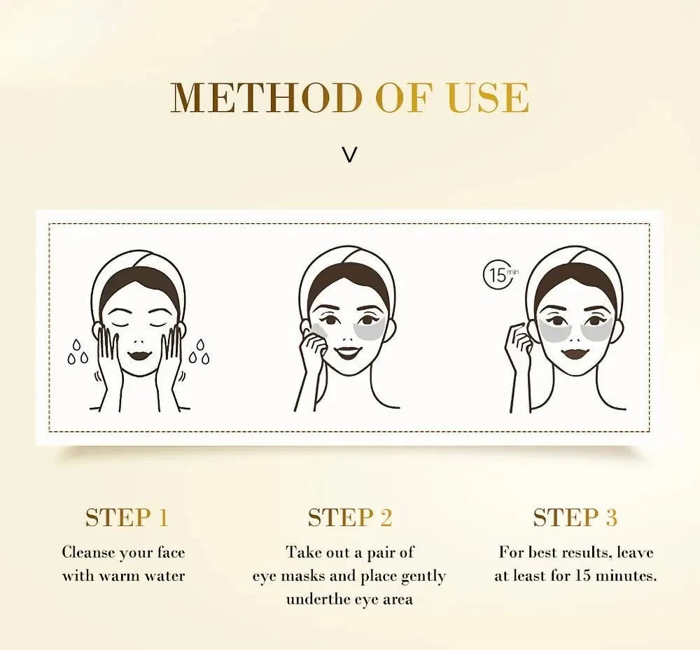 Golden Moisturizing Eye Mask Relieve Nourish