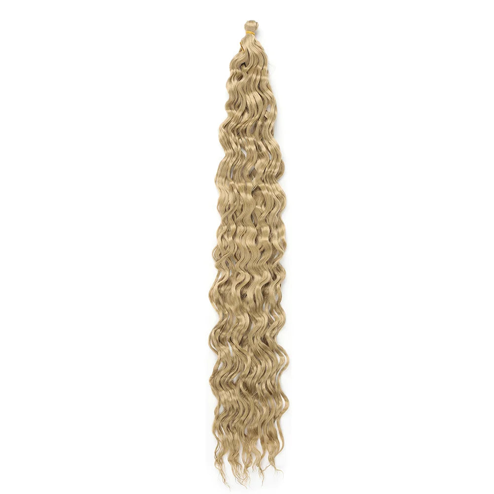 Water Wave Crochet Hair Extensions 30Inch Synthetic Twist Curly Crochet Braids Soft Bohemian Water Wave Braid Hair