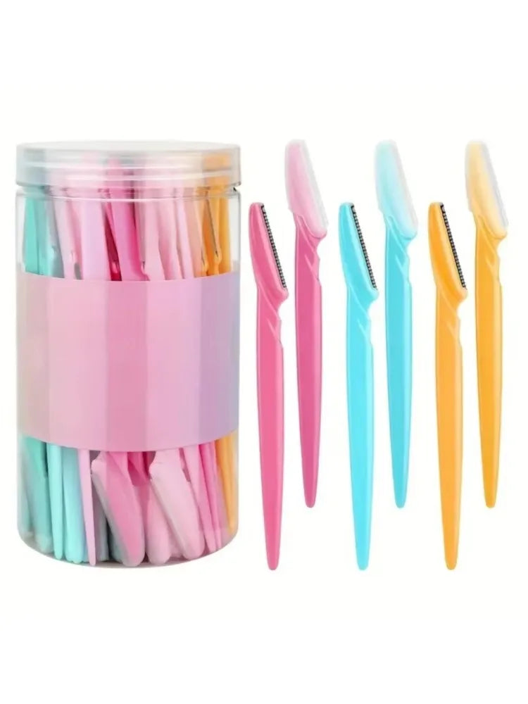 30 Pcs Eyebrow Razor, Multipurpose Exfoliating Dermaplaning Tools