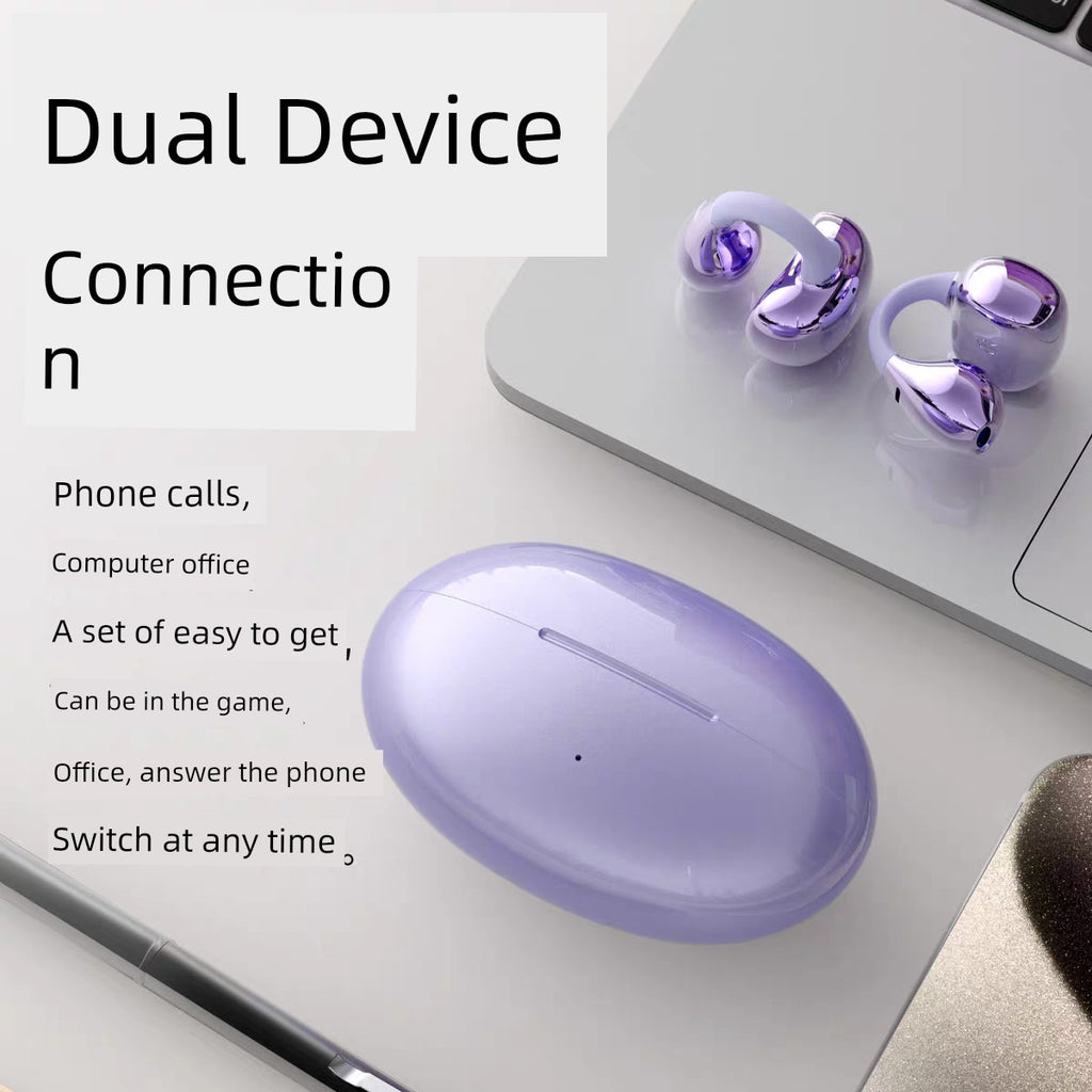 The Original One Does Not Hurt to Wear Real Wireless Bluetooth Headset for a Long Time