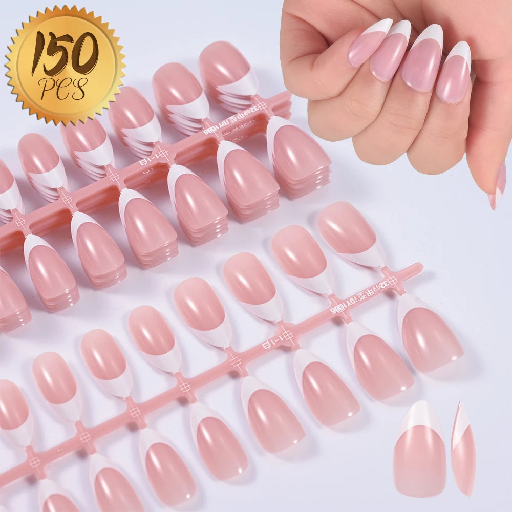 576pcs/Box Colorful Fake Nails  Cover Nail Tips