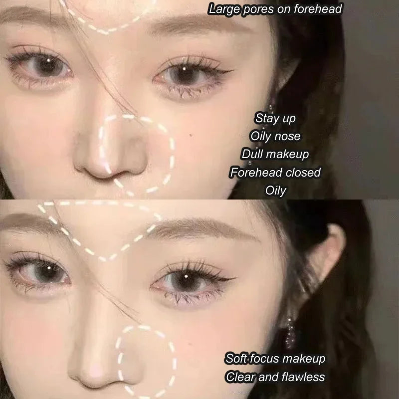 Pressed Powder Transparent White Brighten Oil Control Concealer Lasting Natural Face Makeup Setting Powder Waterproof Cosmetic