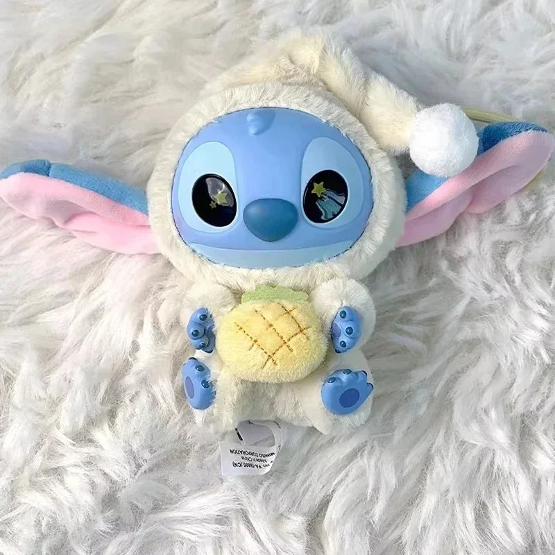2025 Disney Nuevo Stitch Plush Doll Blind Box Eat Before Sleep Series Vinyl Hanging Bag Cute Mystery Toy Christmas Holiday Gift