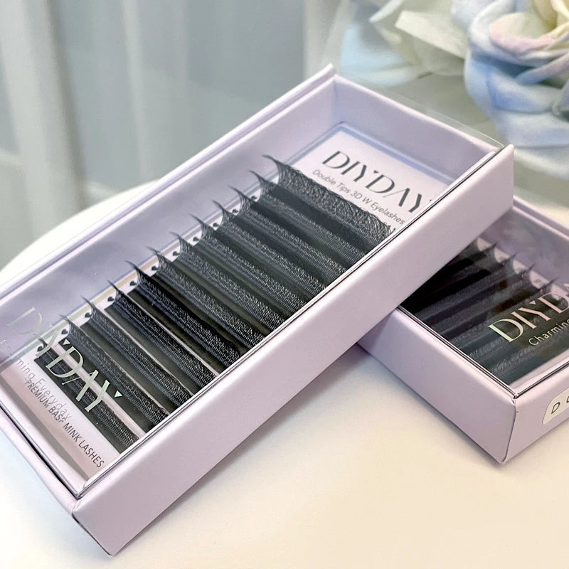 DIYDAY W Shape Eyelashes Extensions W Shaped Bloom