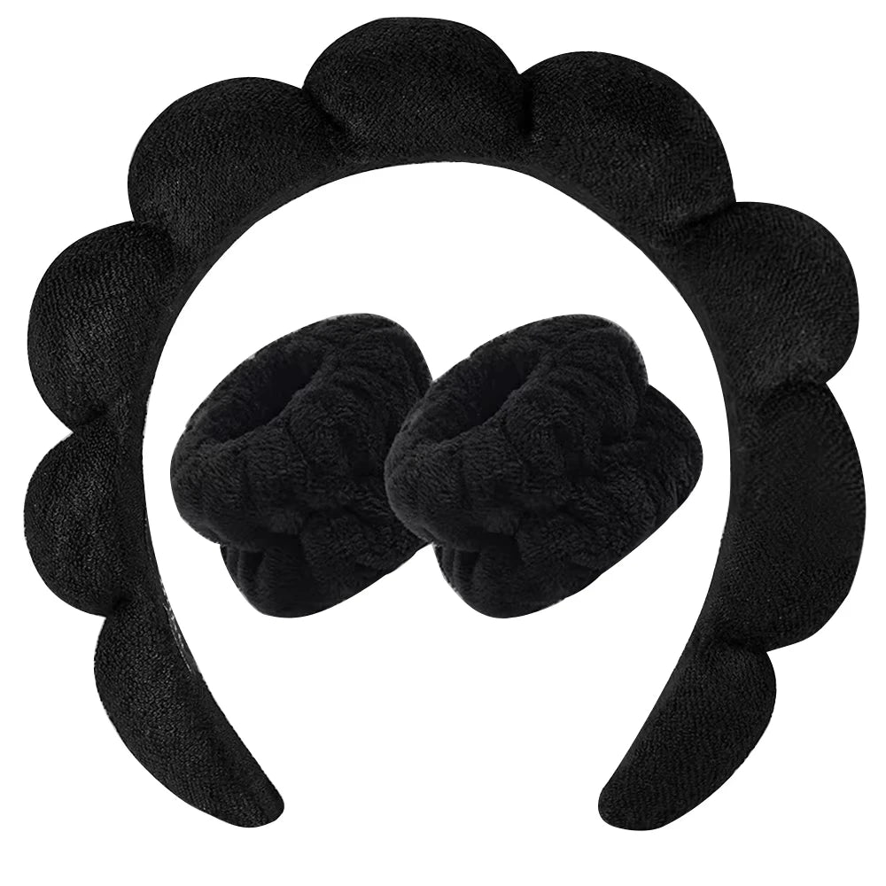 Makeup Headband Set Face Washing Skin Care Hair Bands Tool Accessories