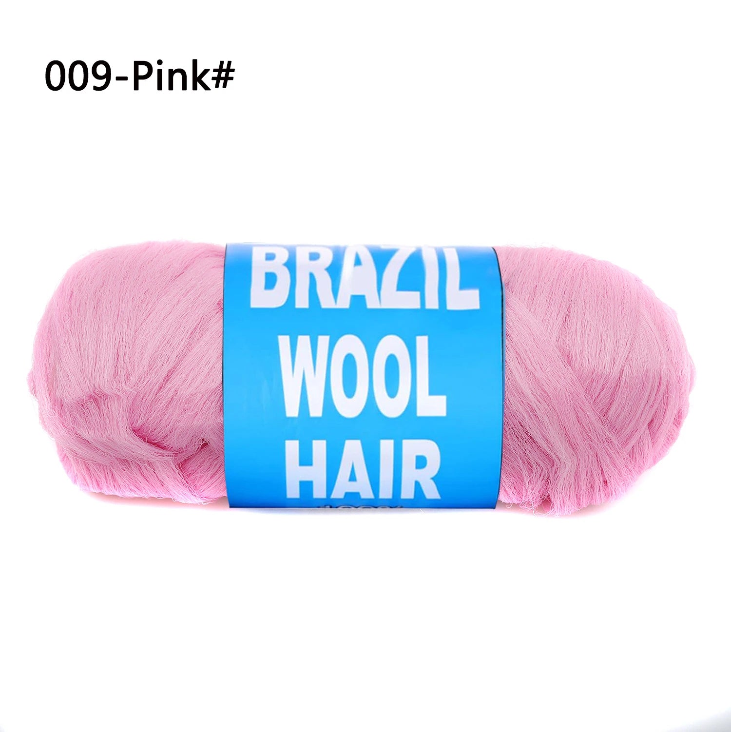 Multicolored Brazil Wool Hair, Acrylic Extension Yaki Synthetic Hair Senegalese Twist Faux Locs Wraps Jumbo CrochetBraiding Hair