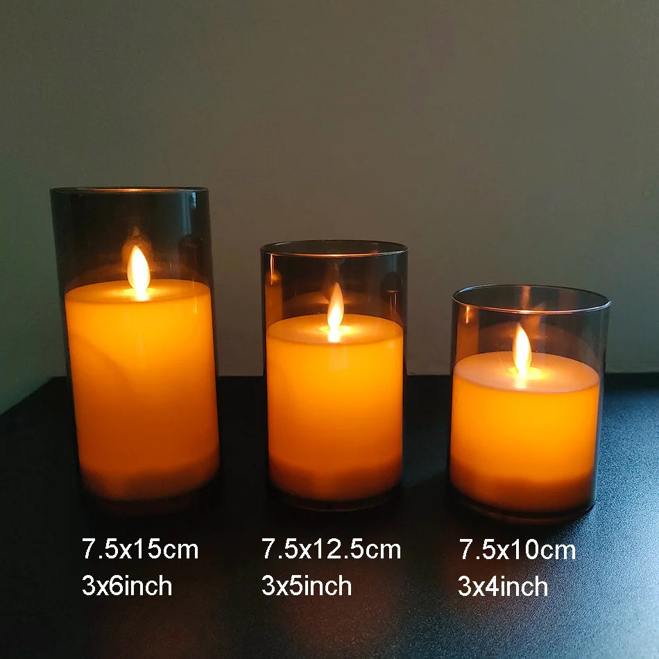 Moving Wick Remote ,Christmas Candles,New Year Party Light,Home Decor.