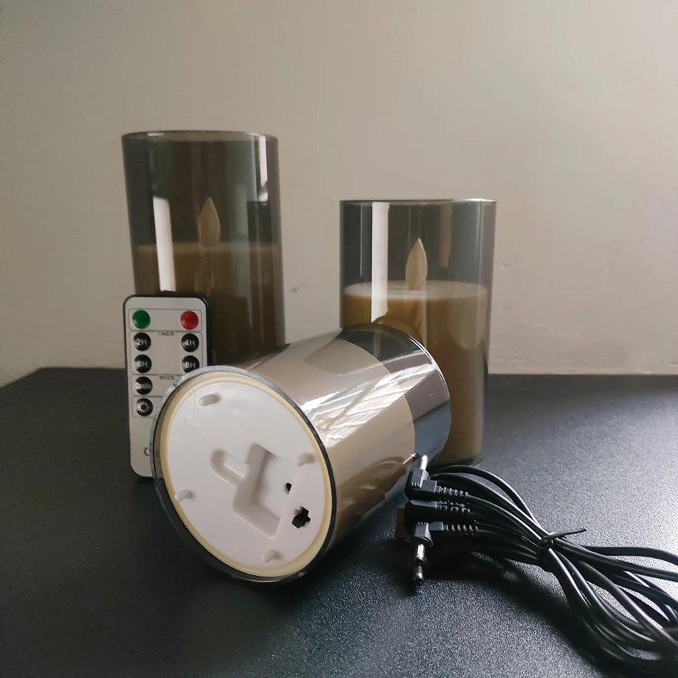 Moving Wick Remote ,Christmas Candles,New Year Party Light,Home Decor.