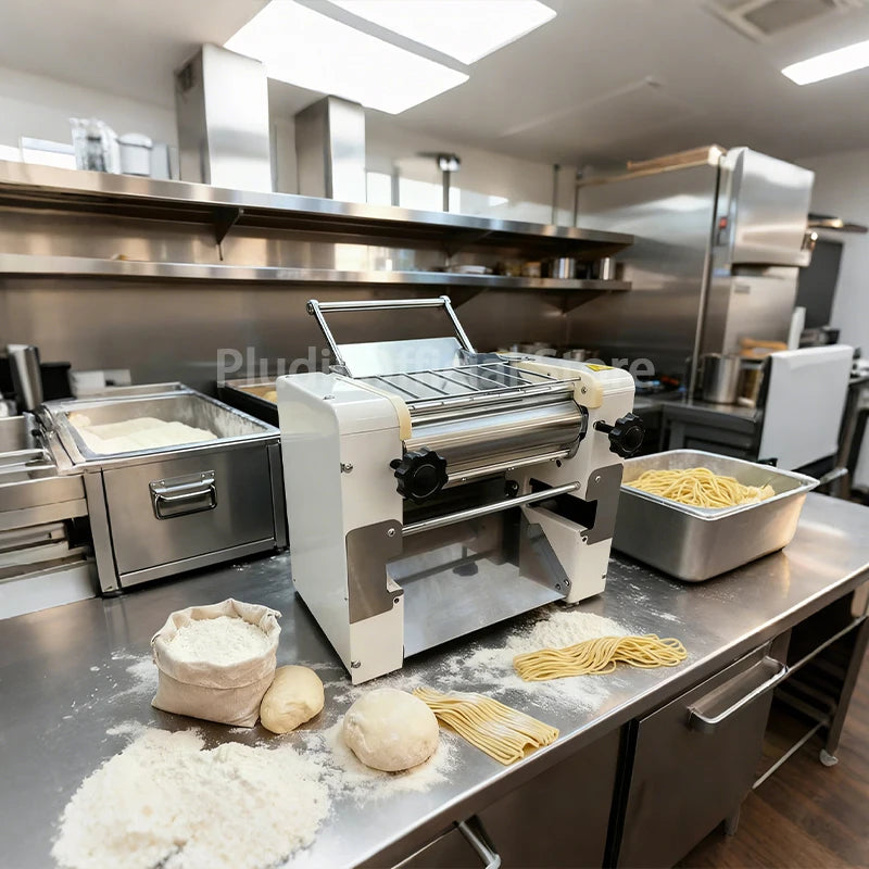 Commercial Noodle Maker Stainless Steel Rollers