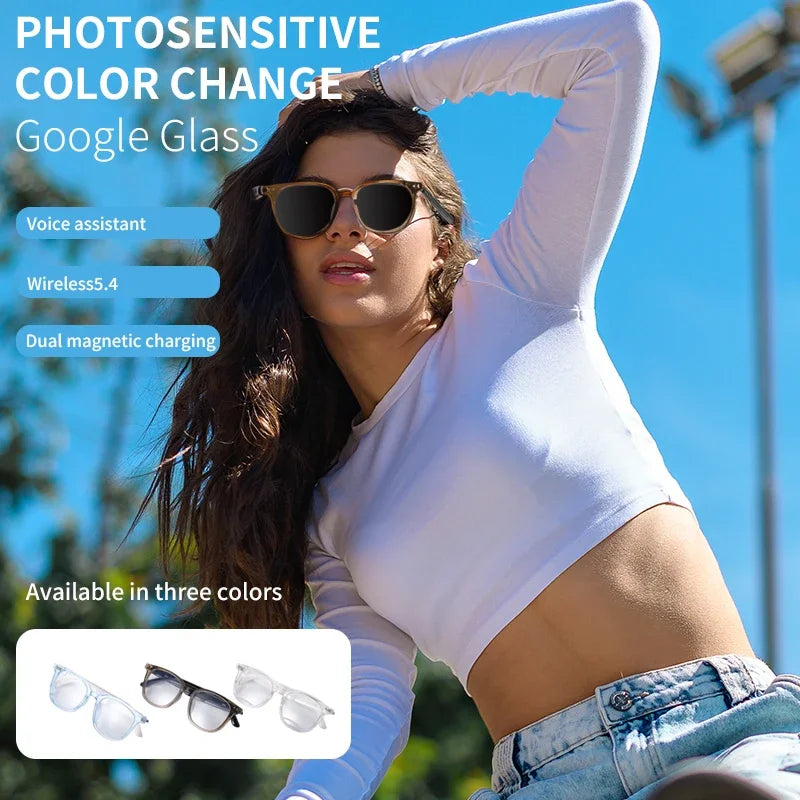 GS07 sports spectacles Video Recording AI Photo Recognition Bluetooth Call Translation Voice Assistant Glasses smart glasses