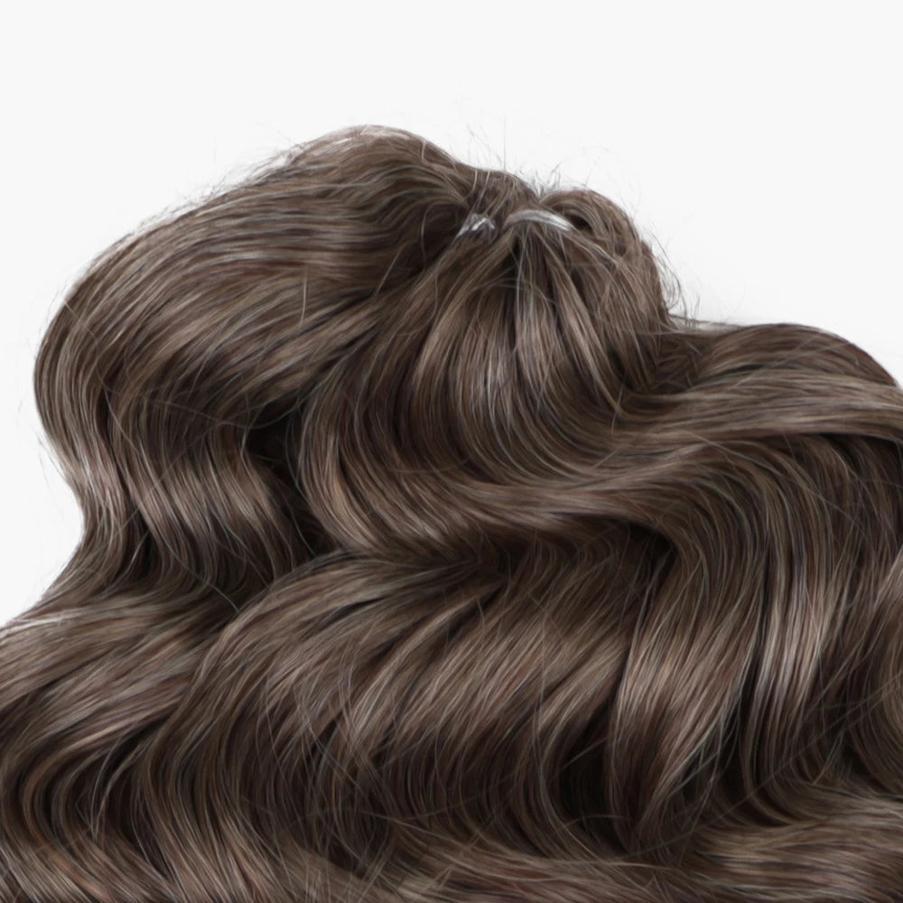 16 Inch Ombre Blonde Brown White Synthetic Crochet Twist Curly Hair Deep Wave Braid Hair Water Wave Braiding Hair Extensions