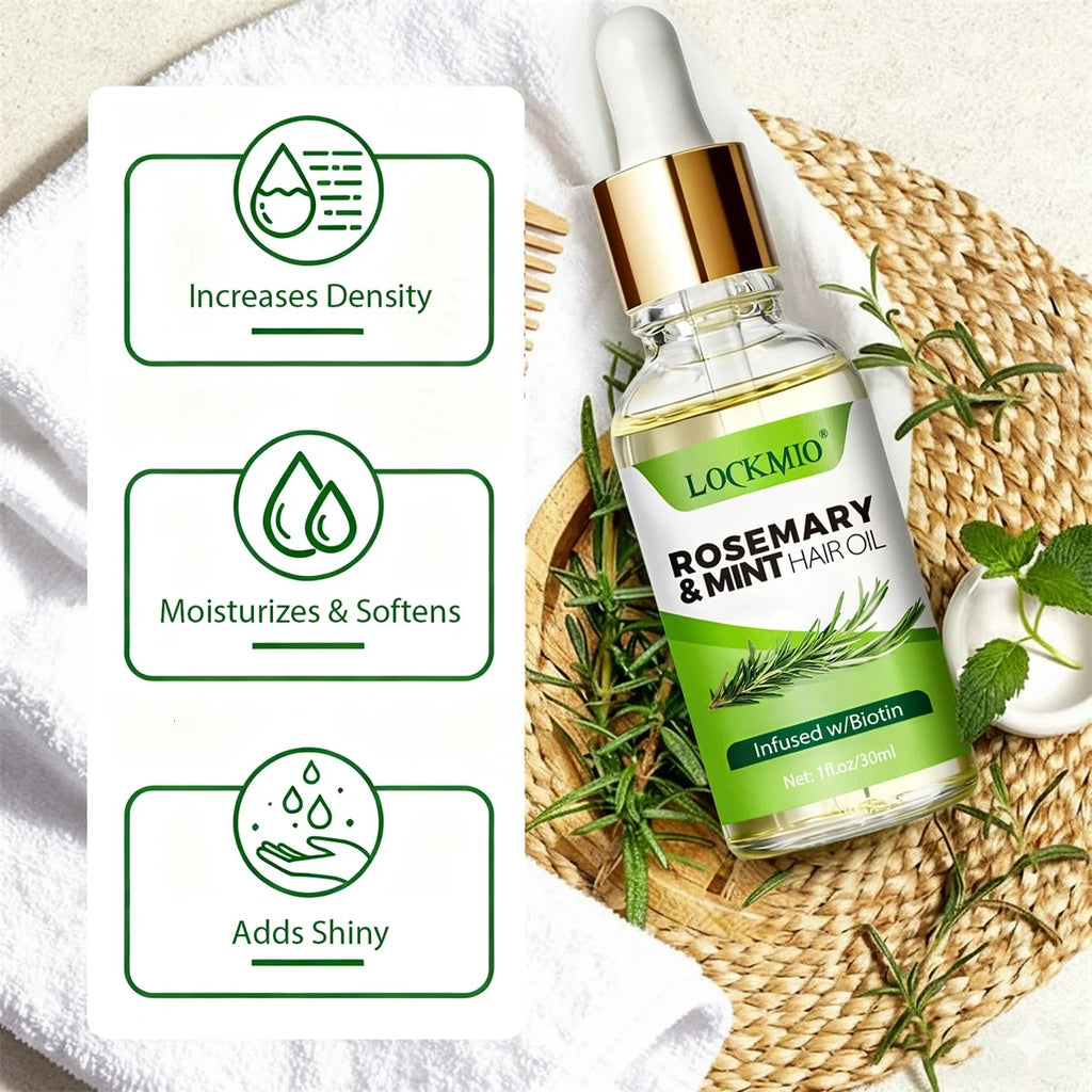 Women Hair Care Styling Products Moisturizing Nourishing Rosemary  Mint Oil Smoothing Shine Curl Cream Massage Detangling Brush