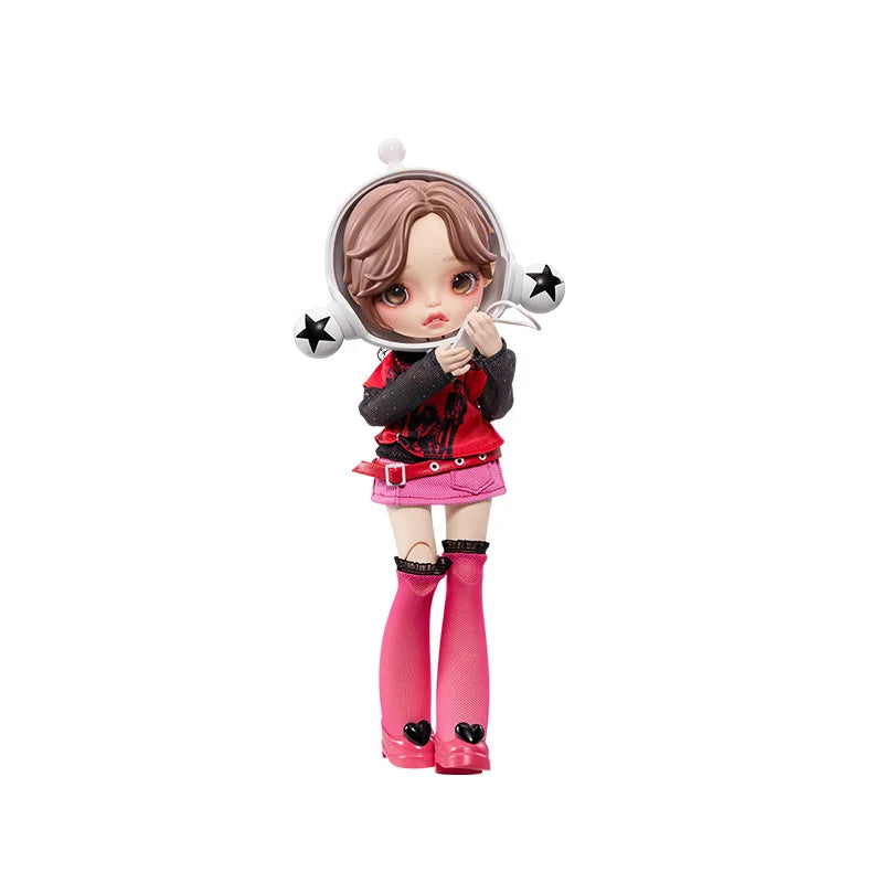Popmart Skullpanda Bjd Nana Figures Baby Series Flower Blooming Figure Pink Green SP Art Toy Limited Dolls Surprise Gift