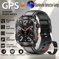New outdoor Military Smart Watch Men Flashlight