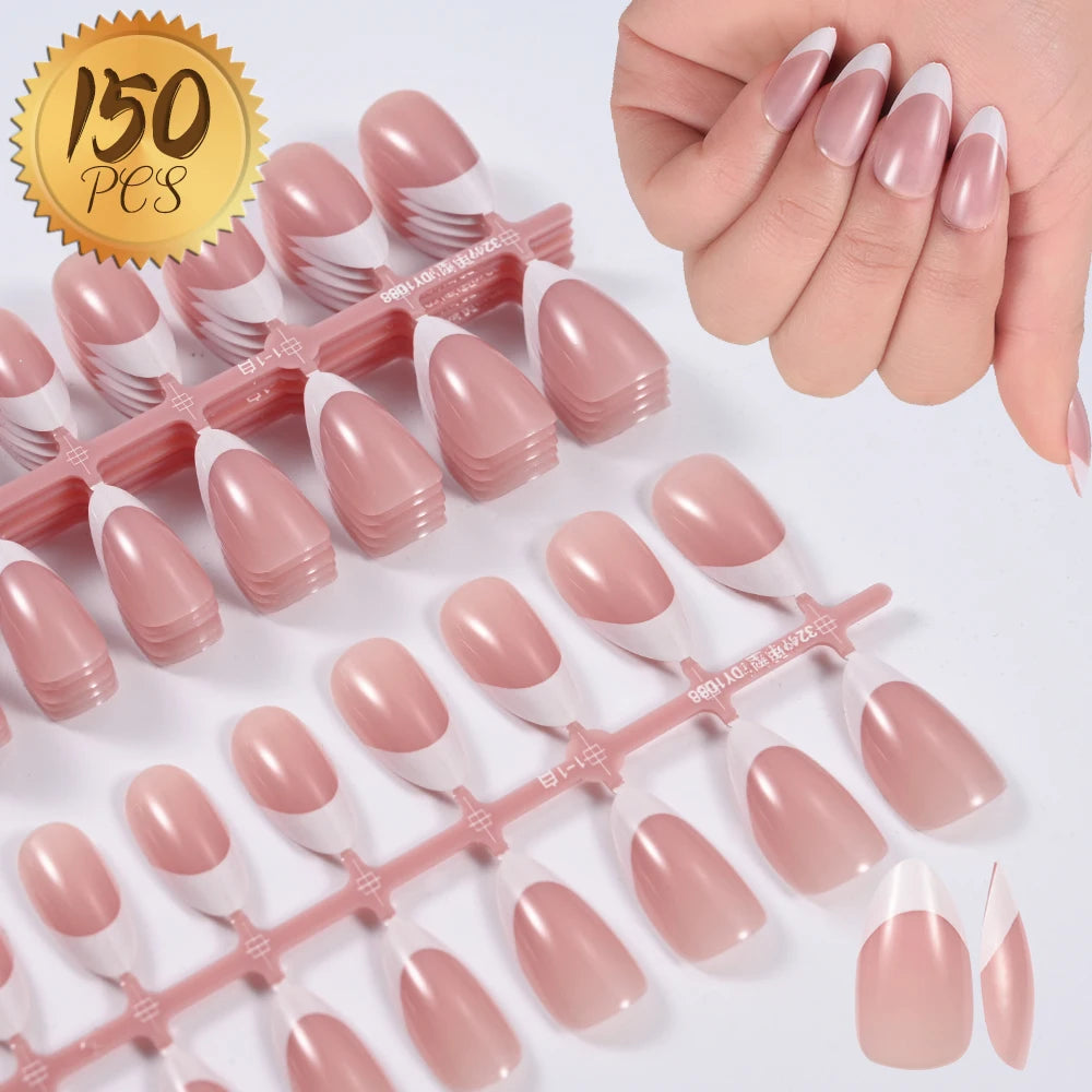 576pcs/Box Colorful Fake Nails  Cover Nail Tips