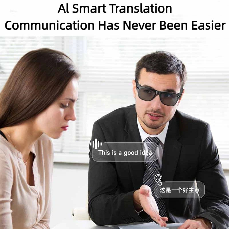 Xiaomi 4K HD Electrochromic AI Smart Glasses Translate Chat GPT 800W Camera Bluetooth Call Voice Assistant Control Smart Glasses