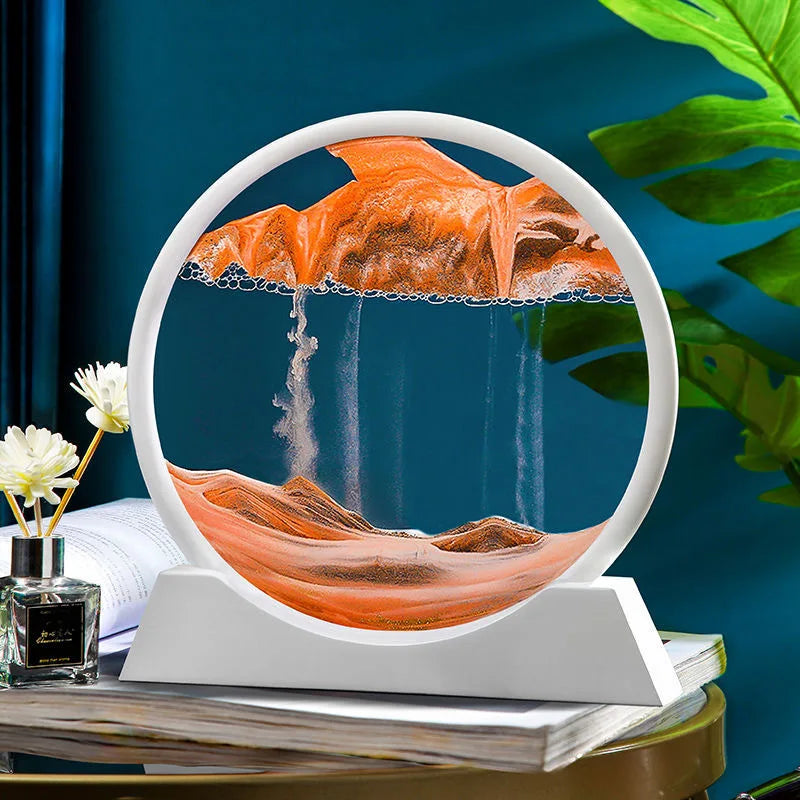 Hourglass Quicksand Craft Flowing Sand Painting Home Decor