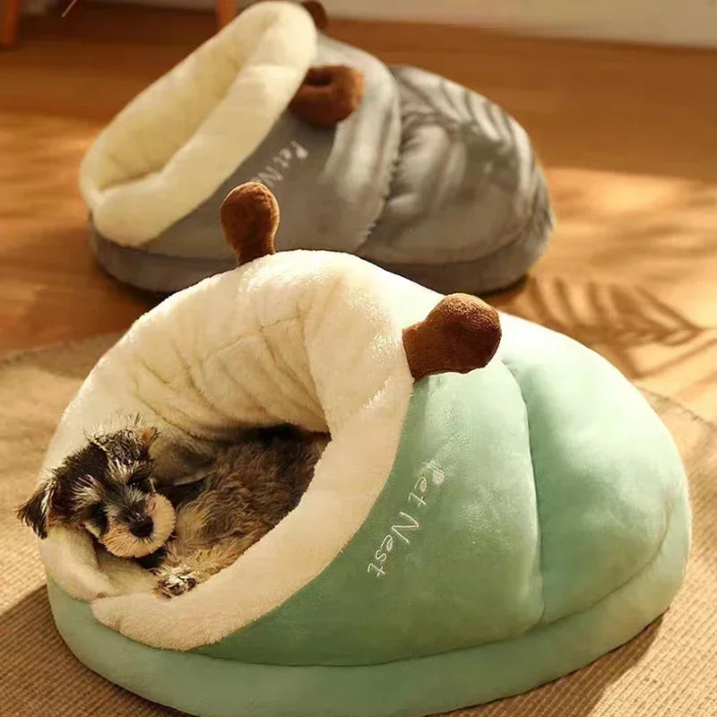 Winter Warm Small Dog Kennel Bed Breathable Dog House