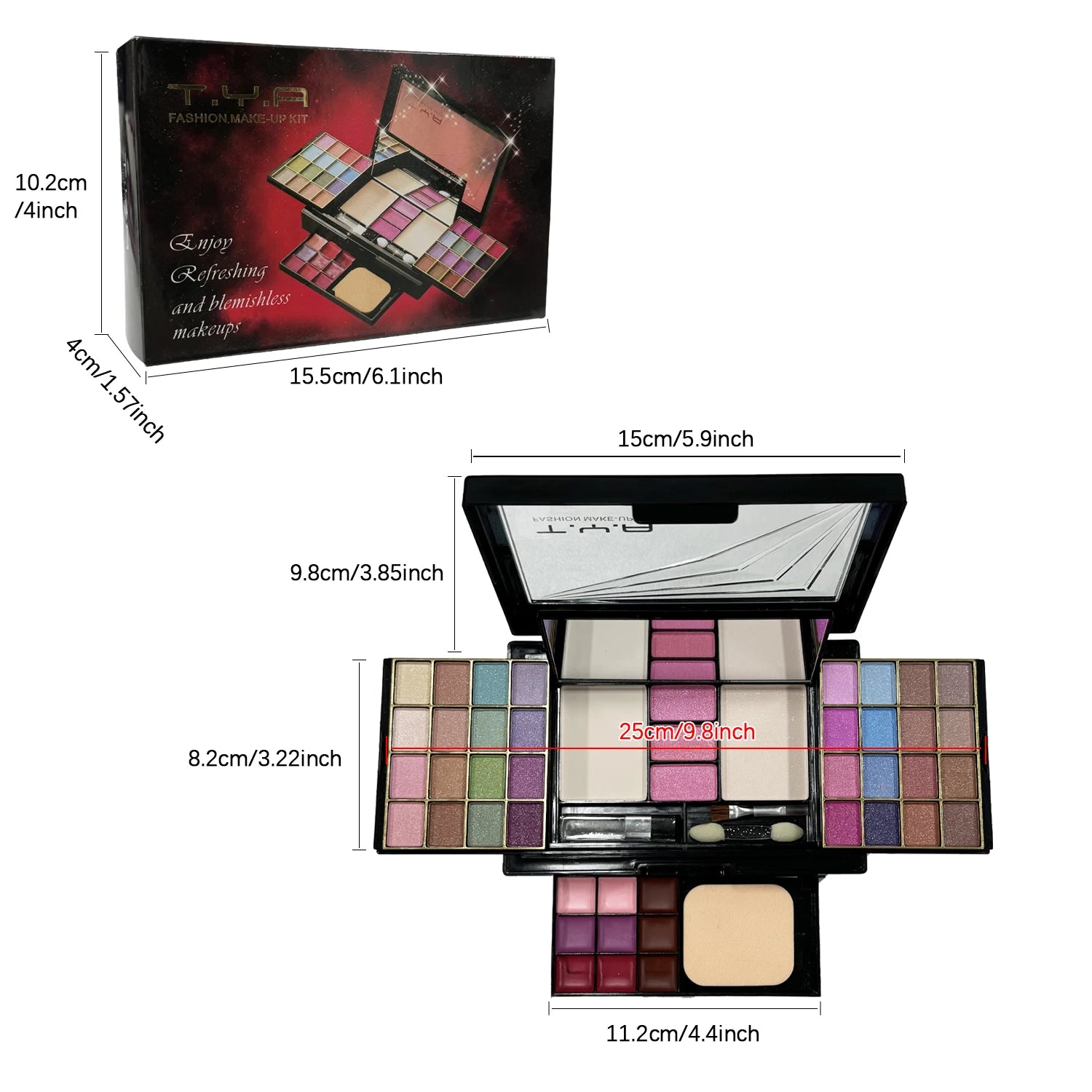 Makeup set 46 colors Pearl eye shadow Powder