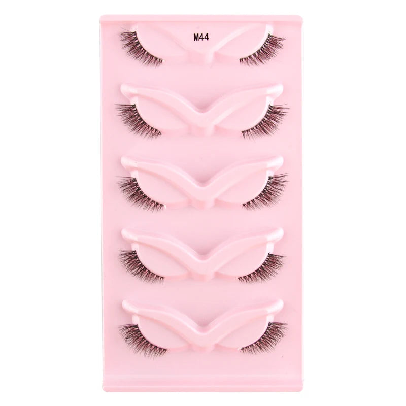 3/5 Pairs  Lashes Natural Short Fluffy Eyelashes
